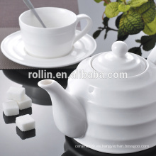 Hotel &amp; Restaurant placas de cerámica blanca, platos de vajilla al por mayor, porcelana vajilla placa